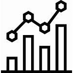 Analytics Icon Line Bar Chart Statistic Report