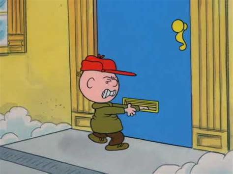 Charlie Brown Gets His Hand Caught In The Mail Slot Happy New Year
