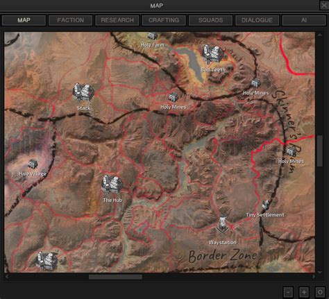 Nice Map Zones Zone Names Roads Mod For Kenshi