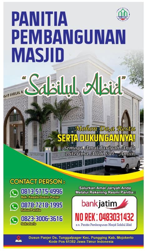 PPM Sabilul Abid: Desain Banner Depan Masjid
