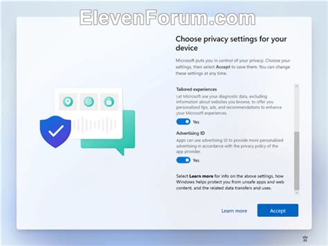 Enable Or Disable Choose Privacy Settings Experience At Sign In In
