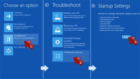 Windows Troubleshoot Advanced Options Startup Settings Restart トレント