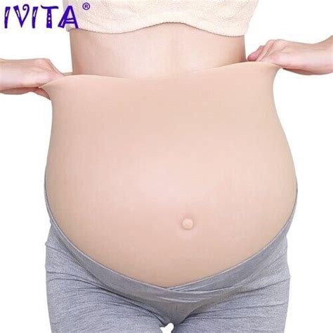 Ivita Artificial Fake Pregnant Belly Realistic Silicone Pregnancy