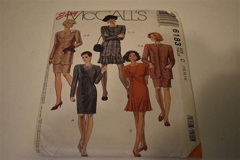 Amazon Easy McCall S 6183 Unlined Dress Variations Jacket Sewing