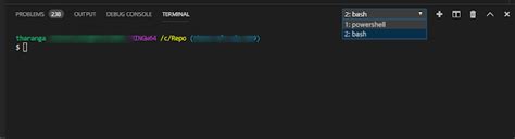 We did not find results for: TharangaC: Git Bash on Visual Studio Code integrated terminal