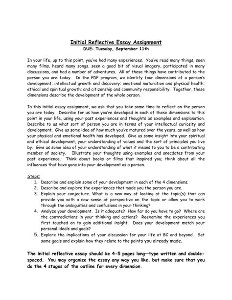 008 Writing Reflective Essays Write Essay Best Guide Mp9fs In The First