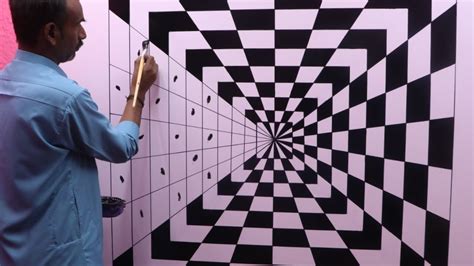 Optical Illusion 3d Wall Painting Wall Art Painting Decoration