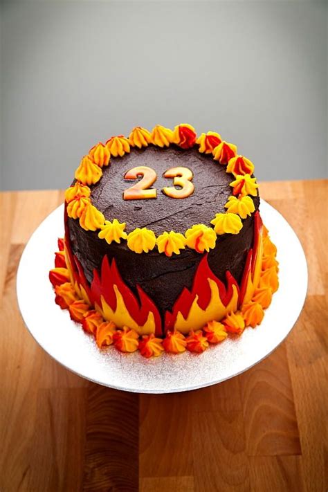 How to make a fire truck birthday cake if your kids love to play firefighter, this cake decorating idea is going to be a big hit. fireman cake | Fire cake, Cupcake cakes, Firefighter ...