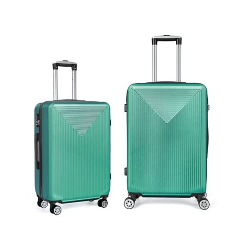 Luggage 2 Piece Sets Hardside Suitcase Set With Double Spinner Wheels