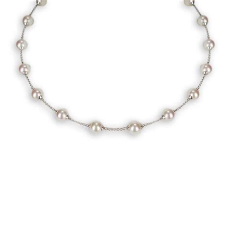 Majorica Pearl Station Necklace At Von Maur Station Necklace