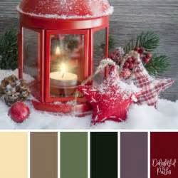 Christmas Color Palettes Delightful Paths