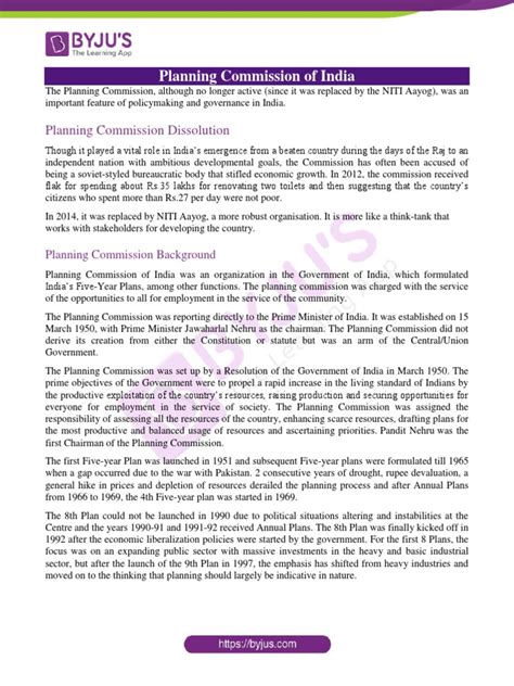 Planning Commission Of Indiapdf Pdf Government Economies