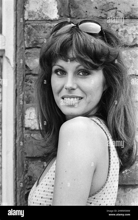 Actress Joanna Lumley Pictured On The Set Of Coronation Street 5th