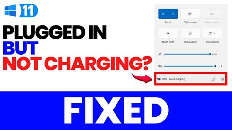 💥fixed Plugged In But Not Charging Windows 11 Laptop Battery🔋💻 Youtube
