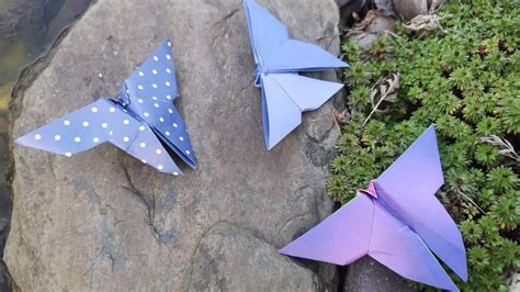 Origami Schmetterlinge Falten Youtube