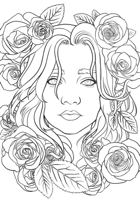 Coloring Pages For Adults Roses