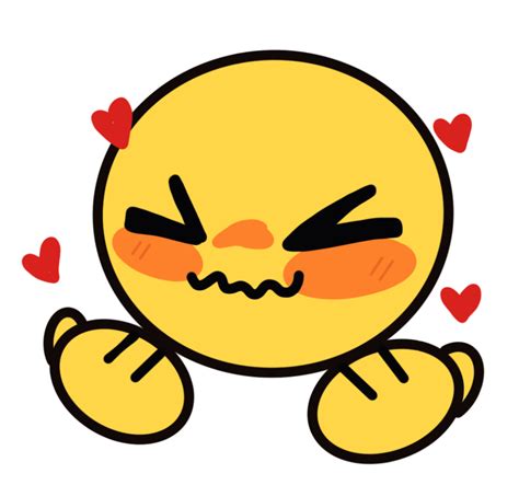 excited hearts discord emoji desenho de emoji desenhos emoji adesivos bonitos