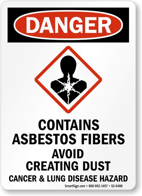 Asbestos Warning Signs Asbestos Hazard Signs