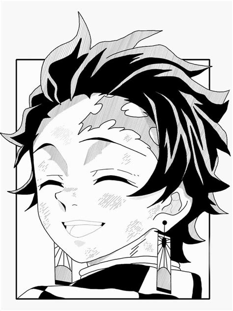Tanjiro Manga Collage Sticker For Sale By Darshancreation Redbubble