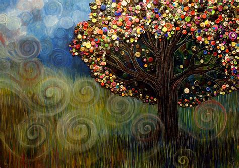 Button Tree 0003 By Monica Furlow