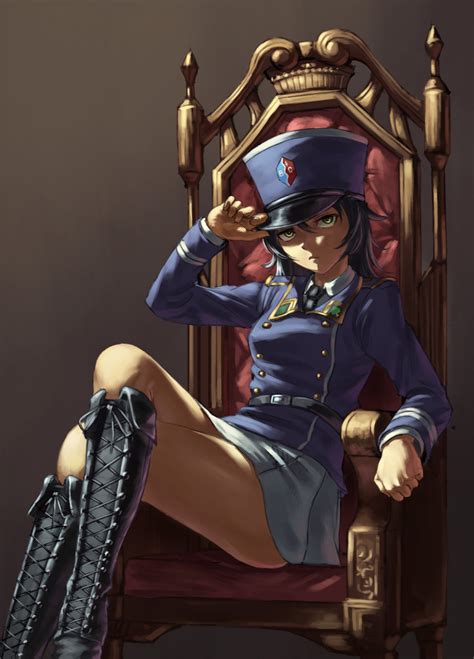 Safebooru 1girl Adapted Uniform Adjusting Clothes Adjusting Hat Andou Girls Und Panzer Arm