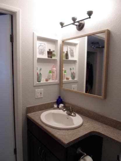 Diy medicine cabinet cheap mirror into. Pin on Home Ideas