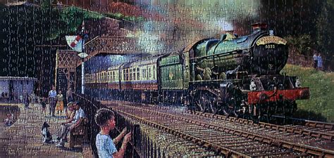 Steam Trains And Jigsaw Puzzles Two Panoramic Jigsaws From Gibsons