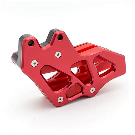Cnc Red Chain Guard Guide Protector For Honda Crf150f Crf230f 2003 2009 12 17 Motorcycle Parts
