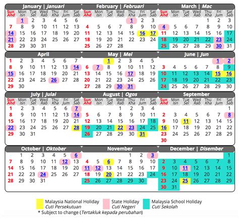 May 2024 Calendar With Holidays Malaysia 2024 Calendar Printable