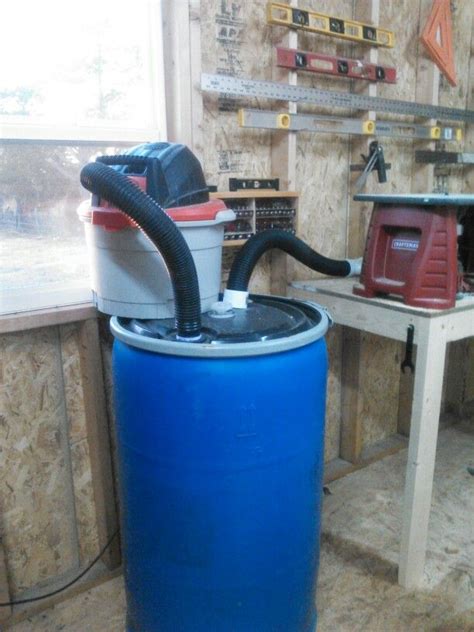 For use with single stage dust collectors and 4 piping, this diy cyclone eliminates filter clogging, suction loss, and messy dust bags by removing over 99% of fine dust and debris from the airstream, containing it safely in a customer supplied container, before it reaches the dust collector. Dust Collector Diy Design - WoodWorking Projects & Plans