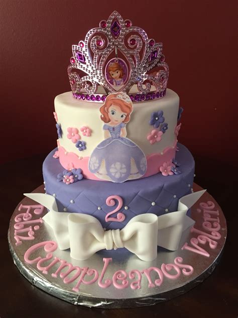 Sofia The First Birthday Cake Princess Birthday Cake First Birthday