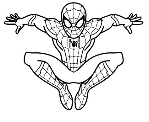 Dibujos De Hombre Araña Para Colorear E Imprimir Coloringonlycom