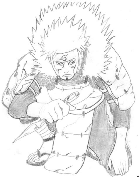 Coloriage De Naruto Hokage À Imprimer Sur Coloriage De tout Dessin
