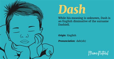 Dash Name Meaning Origin Popularity Boy Names Like Dash Mama Natural