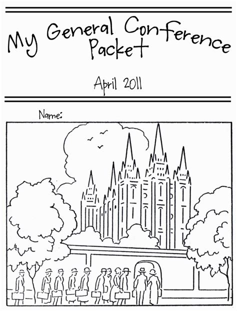 Free Printable General Conference Coloring Page Awesome Coloring Home