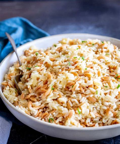 This Stovetop Rice Pilaf With Orzo Is A Delicious And Easy Side Dish