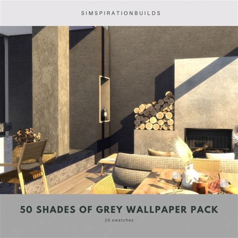 50 Shades Of Gray Wallpaper Pack At Simspiration Builds