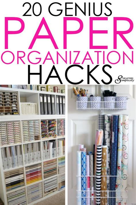 Organizing Paperwork Best Ways To Organize Paper Clutter Organize