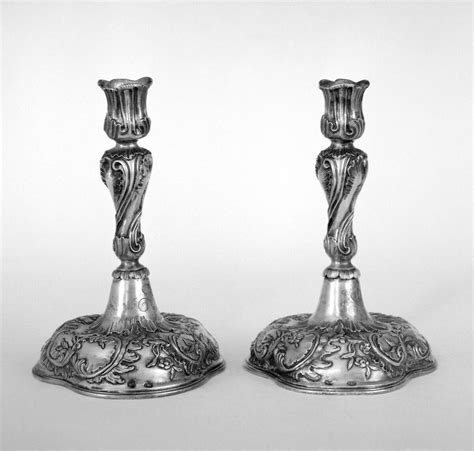 Possibly By Johann Martin Satzger I Candlestick One Of A Pair