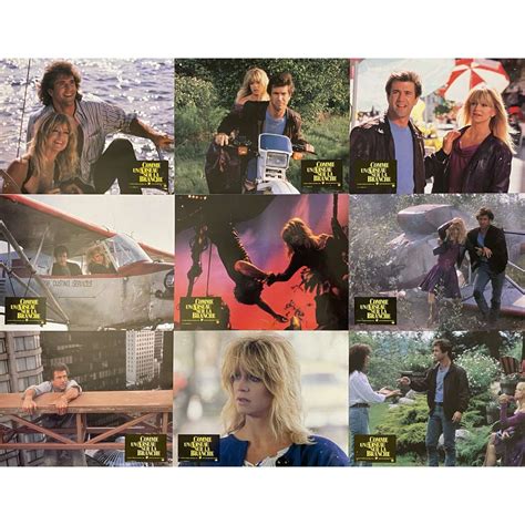 bird on a wire french lobby cards 9x12 in 1990 x9