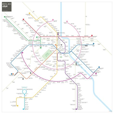Delhi Metro Map Delhi Metro Map Design Vector Design Delhi Map