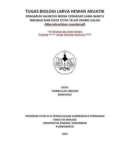 13+ Contoh Cover Makalah Kampus Yang Benar (2022)