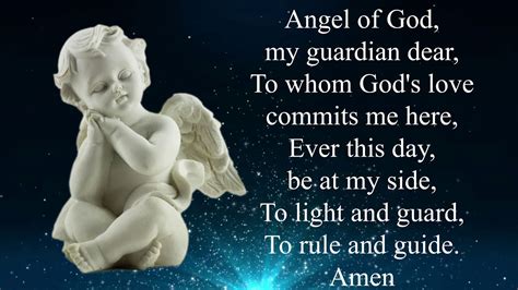 Prayer For My Guardian Angel Churchgistscom