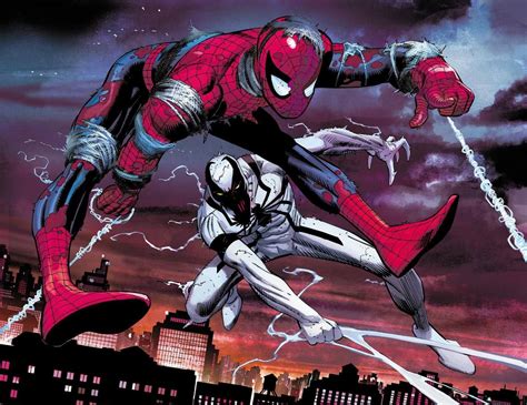 Super Nerd Spider Man Vs Anti Venom By John Romita Jr Comics