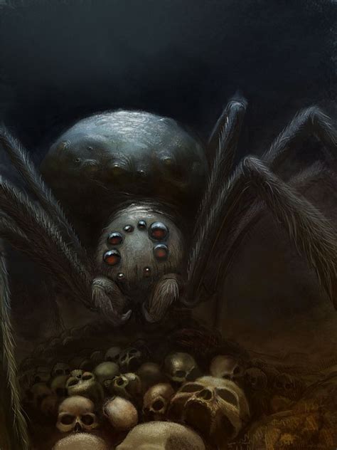 Twenty1 Grams Spider Art Dark Fantasy Art Creepy Monster