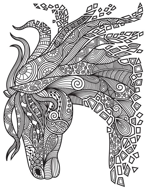 Mandala Horse Coloring Pages At Getdrawings Free Download