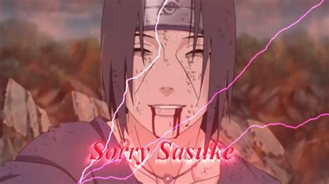 Naruto Sadness And Sorrow Uchiha Itachi Sorry Sasuke Naruto Ost
