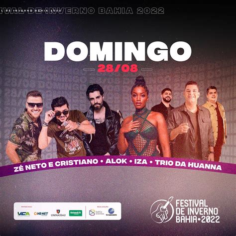 Festival de Inverno Bahia João Gomes Zé Neto Cristiano Ivete Sangalo e Vitor Fernandes