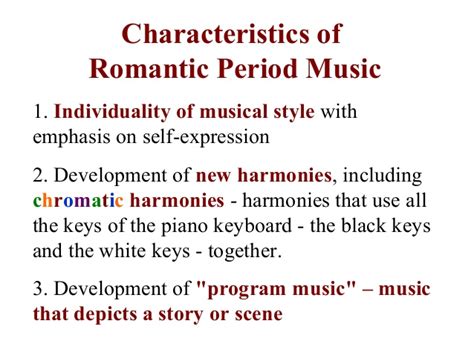 It is related to romanticism, the european artistic and literary movement that arose in the second half of the 18th century, and romantic music, in particular. Romantic period