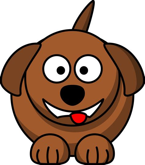 Clipart Cartoon Dog Laughing Or Smiling